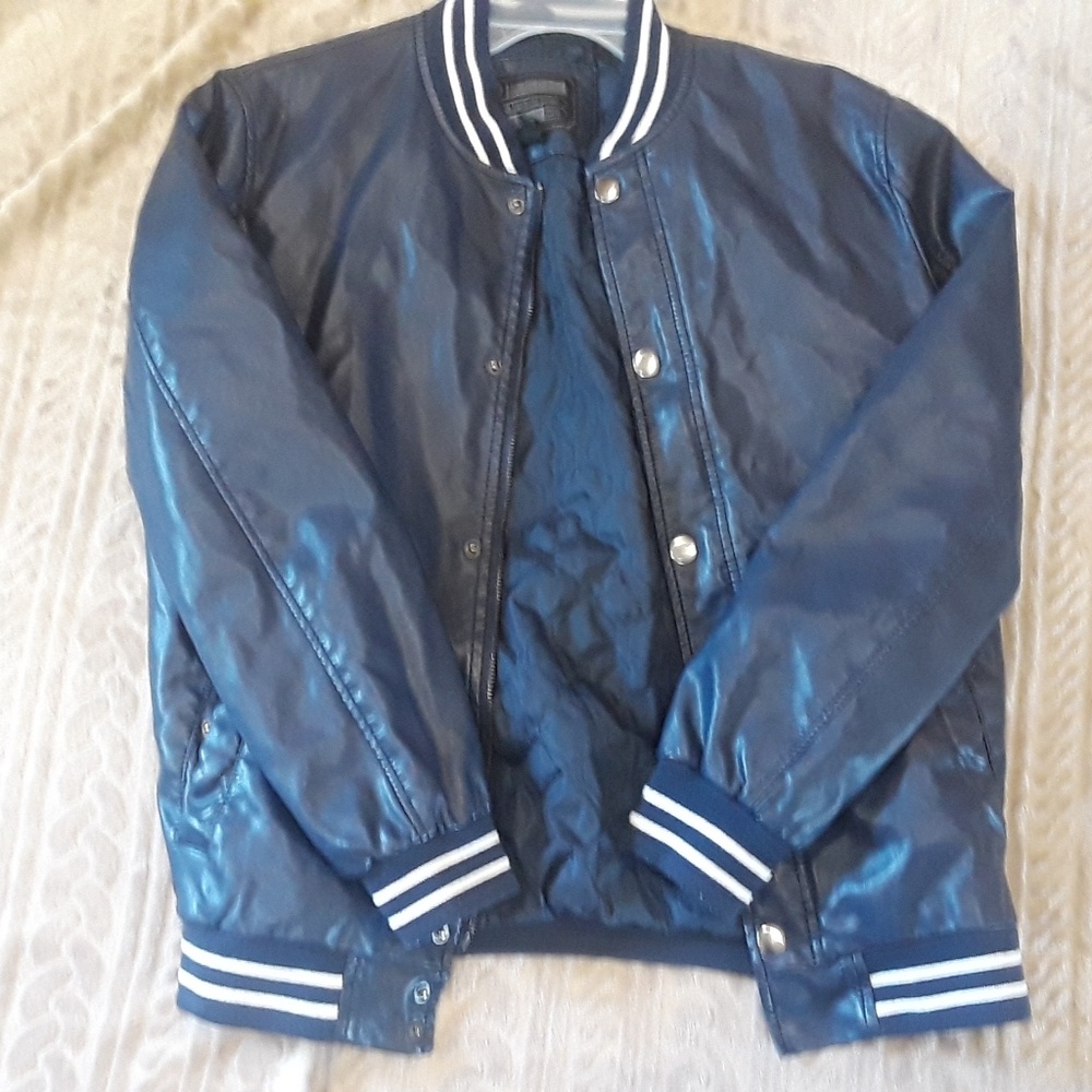 21Men Navy Bomber Jacket